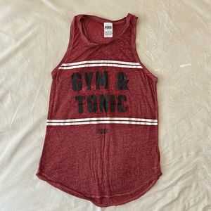 Pink Victoria’s Secret Gym and Tonic Tank Top - Small